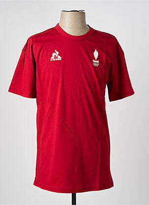 Tricou elasticitate mâneci scurte roșu LE COQ SPORTIF bărbat