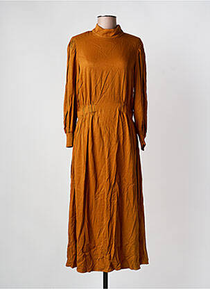 Rochie lungă galben MINIMUM femeie