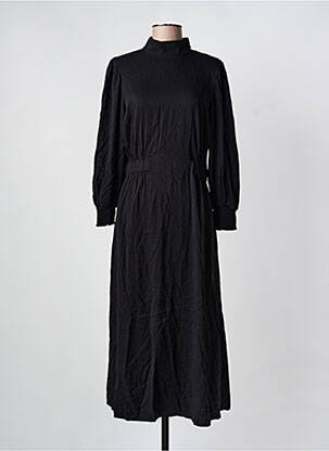 Rochie lungă mâneci lungi mâneci lungi negru MINIMUM femeie