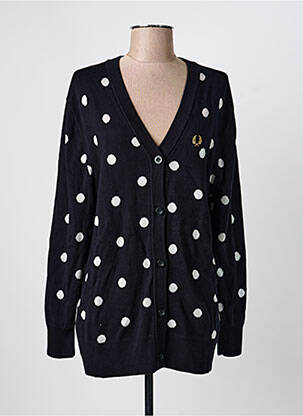 Vestă cu mâneci lungi negru FRED PERRY femeie