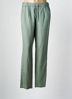 Pantalon slim talie elastică verde ECOALF femeie