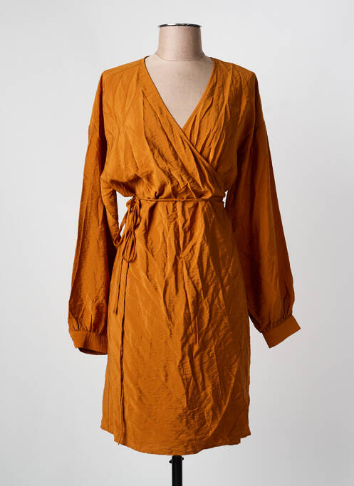 Rochie midi galben MINIMUM femeie