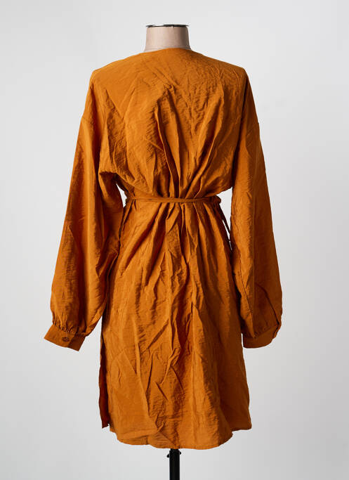 Rochie midi galben MINIMUM femeie