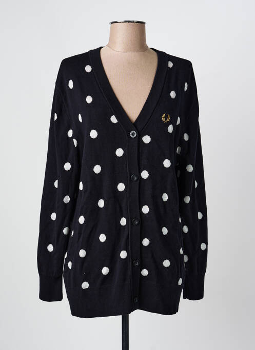 Vestă cu mâneci lungi negru FRED PERRY femeie