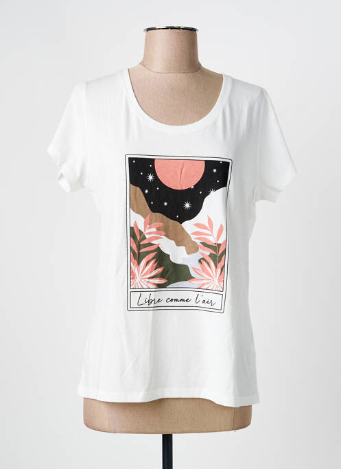 Tricou bej I.CODE (By IKKS) femeie