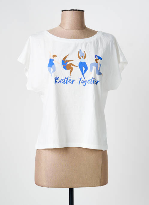 Tricou bej I.CODE (By IKKS) femeie