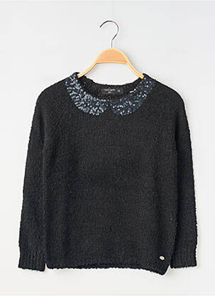 Pulover negru TEDDY SMITH fată