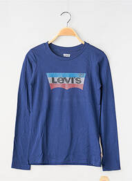 Tricou mâneci lungi mâneci lungi albastru LEVIS garcon