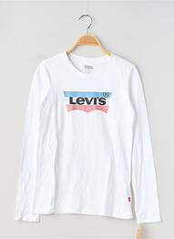 Tricou mâneci lungi mâneci lungi alb LEVIS garcon