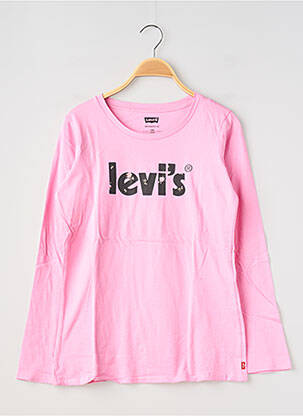 Top mâneci lungi mâneci lungi roz LEVI'S fată
