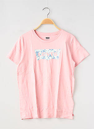 Tricou roz LEVIS fată