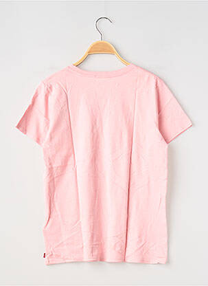 Tricou croială dreaptă mâneci scurte roz LEVI'S fată