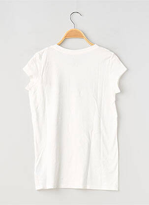 Tricou croială dreaptă mâneci scurte alb LEVI'S fată
