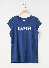 Tricou croială dreaptă mâneci scurte albastru LEVI'S fată