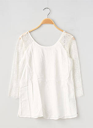 Top alb TEDDY SMITH fată