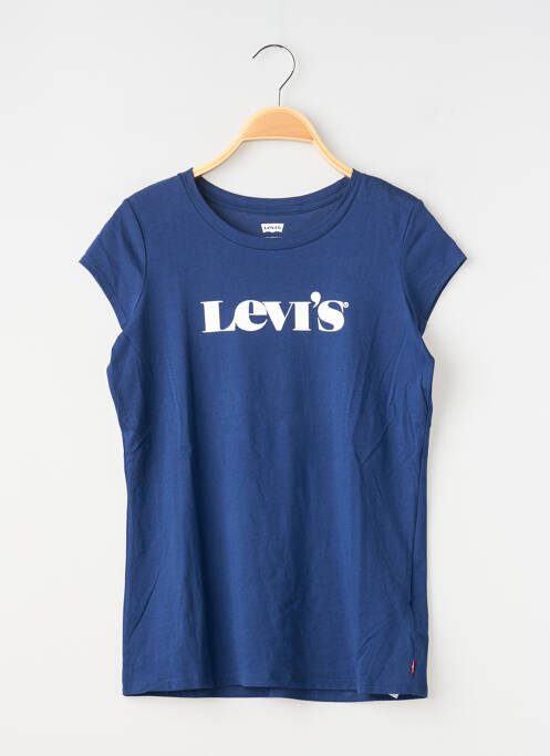 Tricou albastru LEVIS fată