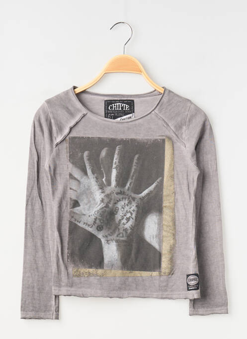 Top gri CHIPIE fată