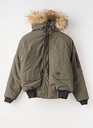 Parka buzunare cu glugă verde NORTHLAND băiat