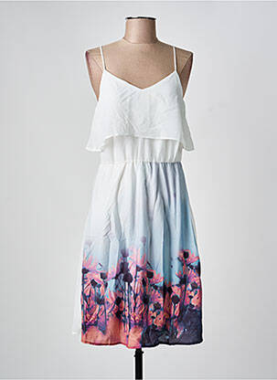 Rochie midi alb VERO MODA femeie