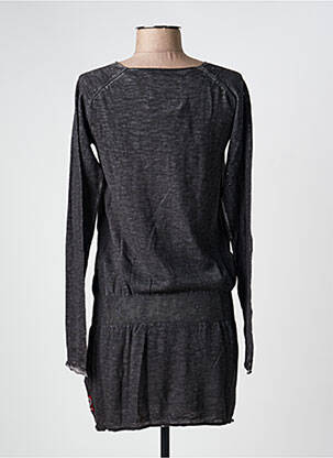 Rochie midi mâneci lungi mâneci lungi gri CHIPIE femeie