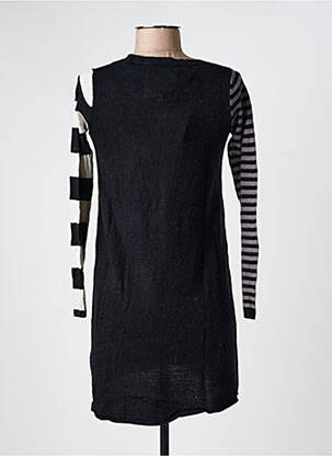 Rochie pulover croială dreaptă mâneci lungi negru CHIPIE femeie