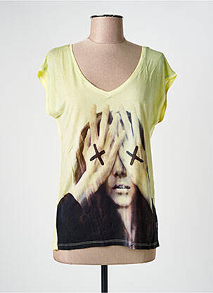 Top galben CHIPIE femeie