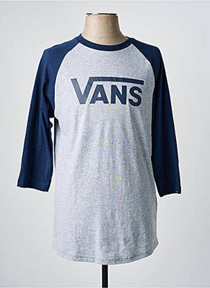Tricou imprimeu fantezie mâneci scurte gri VANS femeie