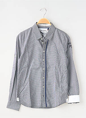 Cămașă cu mâneci lungi negru TEDDY SMITH băiat