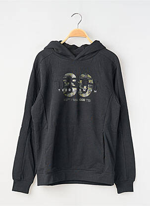 Hanorac cu glugă negru TEDDY SMITH băiat