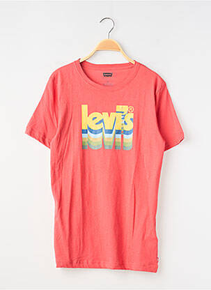 Tricou croială dreaptă mâneci scurte roșu LEVI'S băiat