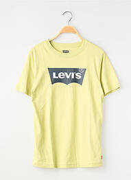 Tricou croială dreaptă mâneci scurte galben LEVIS garcon