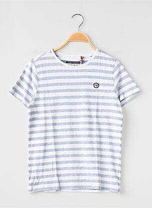 Tricou țesătură jersey mâneci scurte albastru TEDDY SMITH băiat