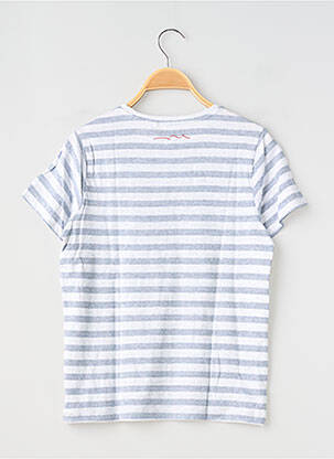 Tricou țesătură jersey mâneci scurte albastru TEDDY SMITH băiat