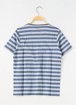Tricou croială dreaptă mâneci scurte albastru TEDDY SMITH băiat