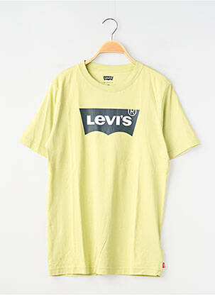 Tricou croială dreaptă mâneci scurte galben LEVIS garcon