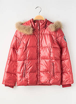 Geacă matlasată roșu TEDDY SMITH fată