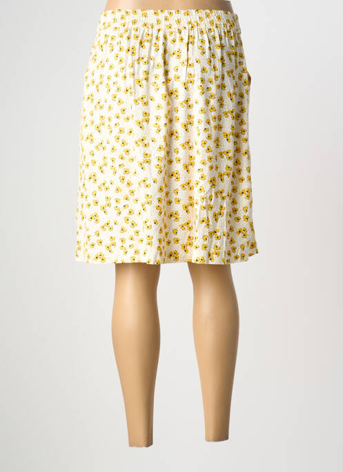 Fustă midi galben KAFFE femeie