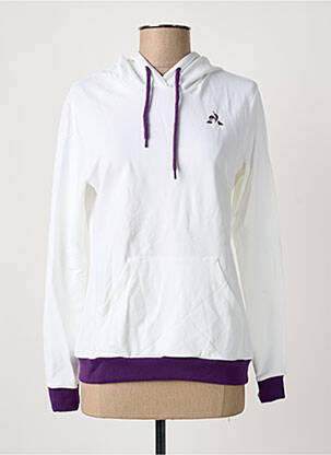 Hanorac cu glugă elasticitate mâneci lungi alb LE COQ SPORTIF femeie