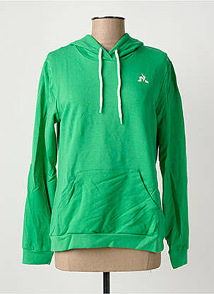 Hanorac cu glugă elasticitate mâneci lungi verde LE COQ SPORTIF femeie