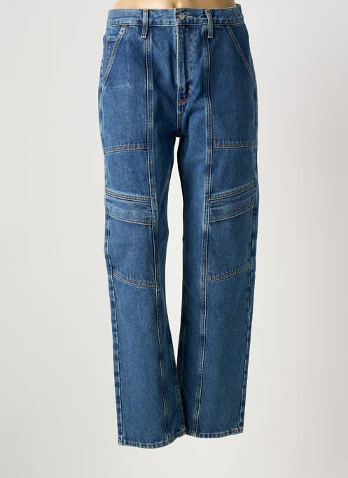 Blugi cu croială dreaptă albastru AGOLDE femeie