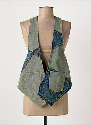 Vestă fără mâneci albastru LAURENCE BRAS femeie