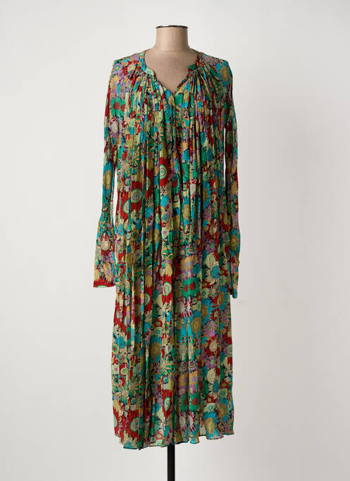 Rochie midi verde LAURENCE BRAS femeie