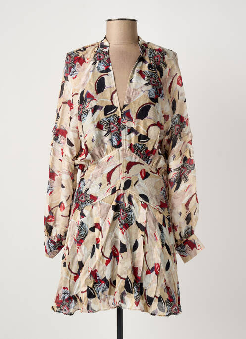 Rochie scurtă bej IRO femeie