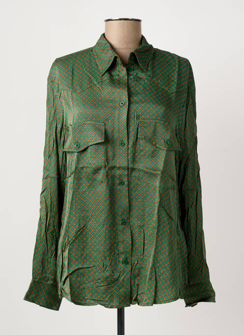 Cămașă verde MARGAUX LONNBERG femeie