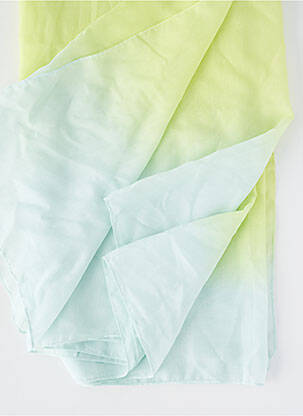 Eșarfă țesătură poplin verde PIECES femeie
