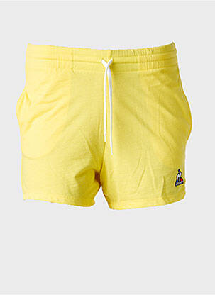 Șort țesătură poplin talie elastică galben LE COQ SPORTIF băiat