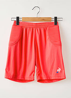 Șort țesătură jersey talie elastică roșu LE COQ SPORTIF copil
