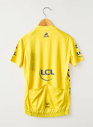 Tricou elasticitate mâneci scurte galben LE COQ SPORTIF copil