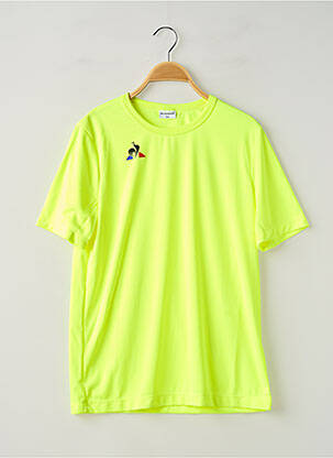 Tricou elasticitate mâneci scurte galben LE COQ SPORTIF copil