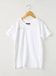 Tricou elasticitate mâneci scurte alb KAPPA copil